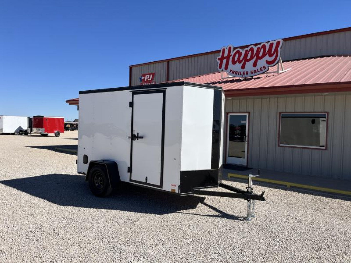 New 2024 Compass 5'x10' Enclosed Cargo Trailer - Indigo DLX