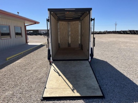 New 2024 Compass 5'x10' Enclosed Cargo Trailer - Indigo DLX