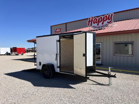 New 2024 Compass 5'x10' Enclosed Cargo Trailer - Indigo DLX