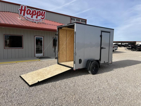 New 2024 Compass 5'x10' Enclosed Cargo Trailer - Indigo DLX