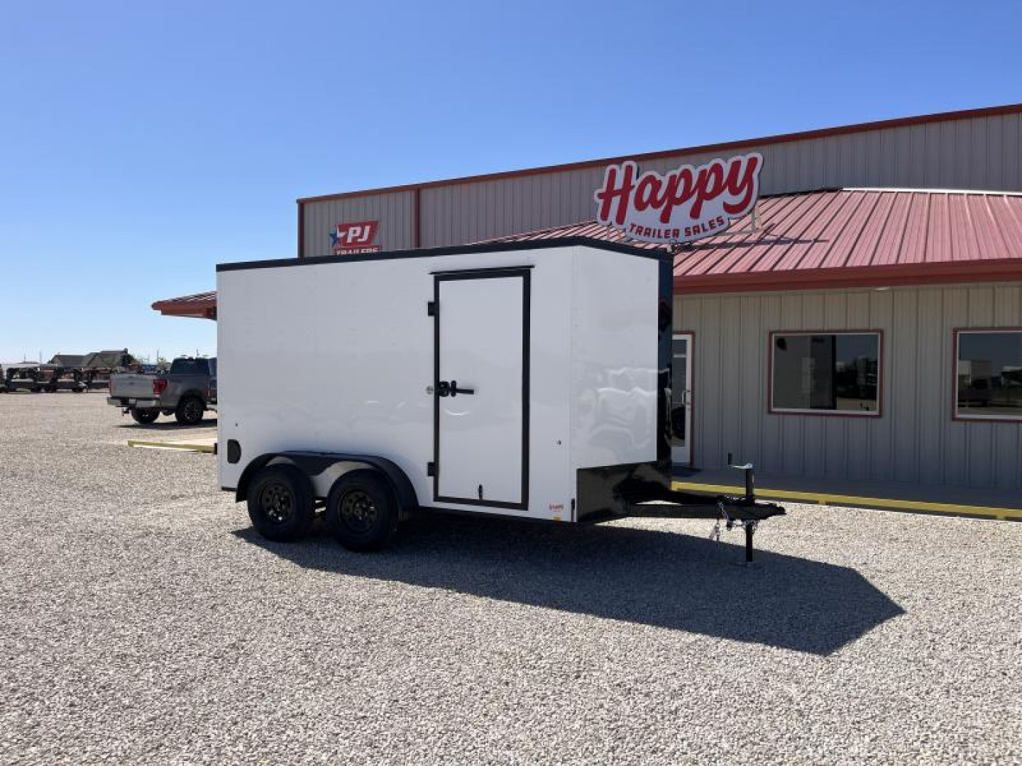 New 2024 Compass 7'x12' Enclosed Cargo Trailer - Indigo DLX