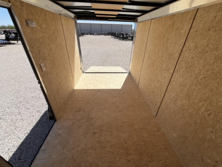 New 2024 Compass 7'x12' Enclosed Cargo Trailer - Indigo DLX