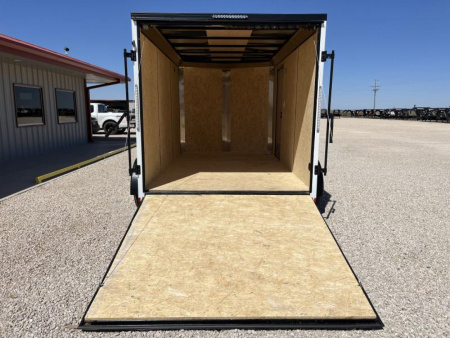 New 2024 Compass 7'x12' Enclosed Cargo Trailer - Indigo DLX