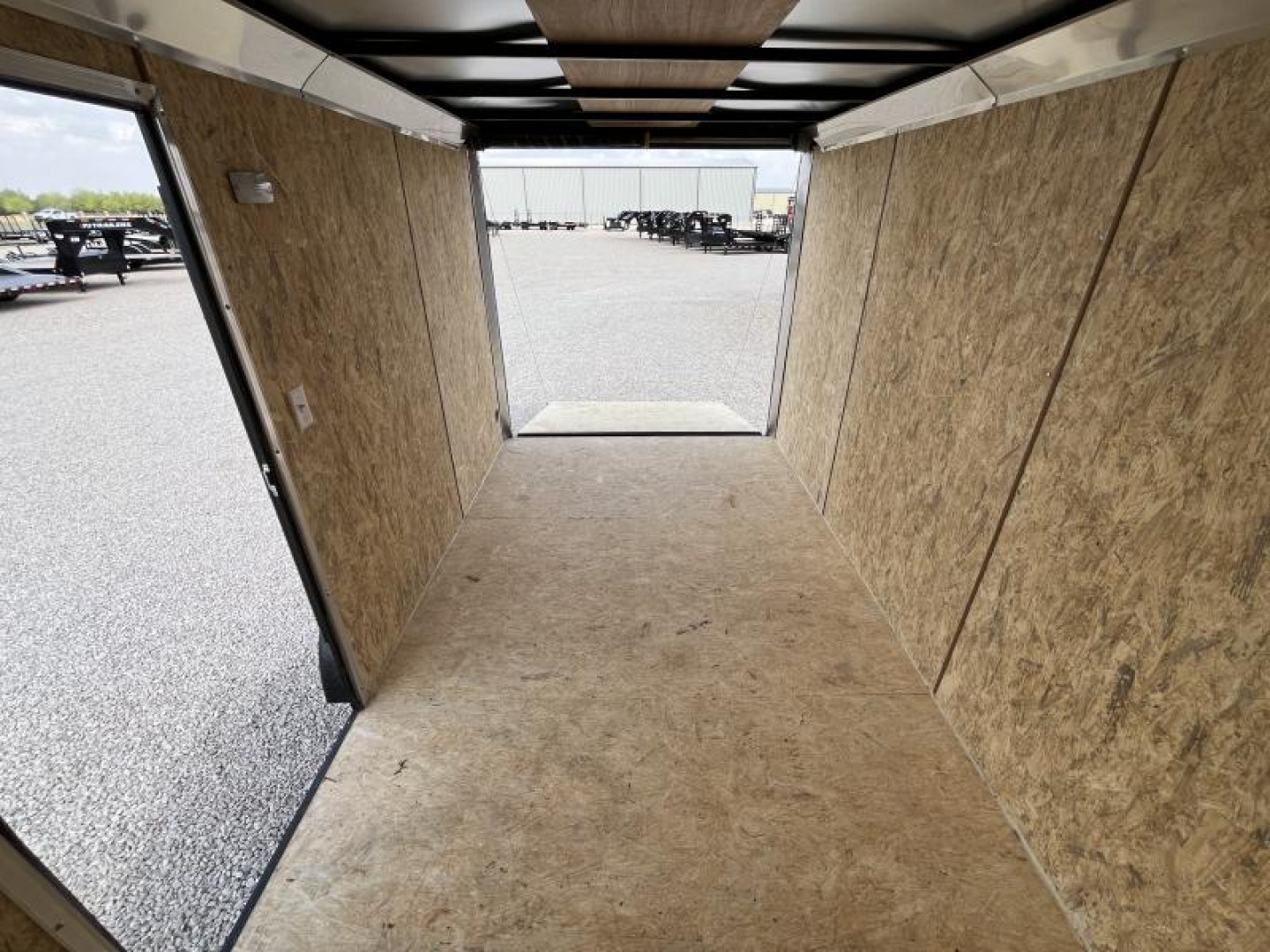 New 2024 Compass 7'x12' Enclosed Cargo Trailer - Indigo DLX