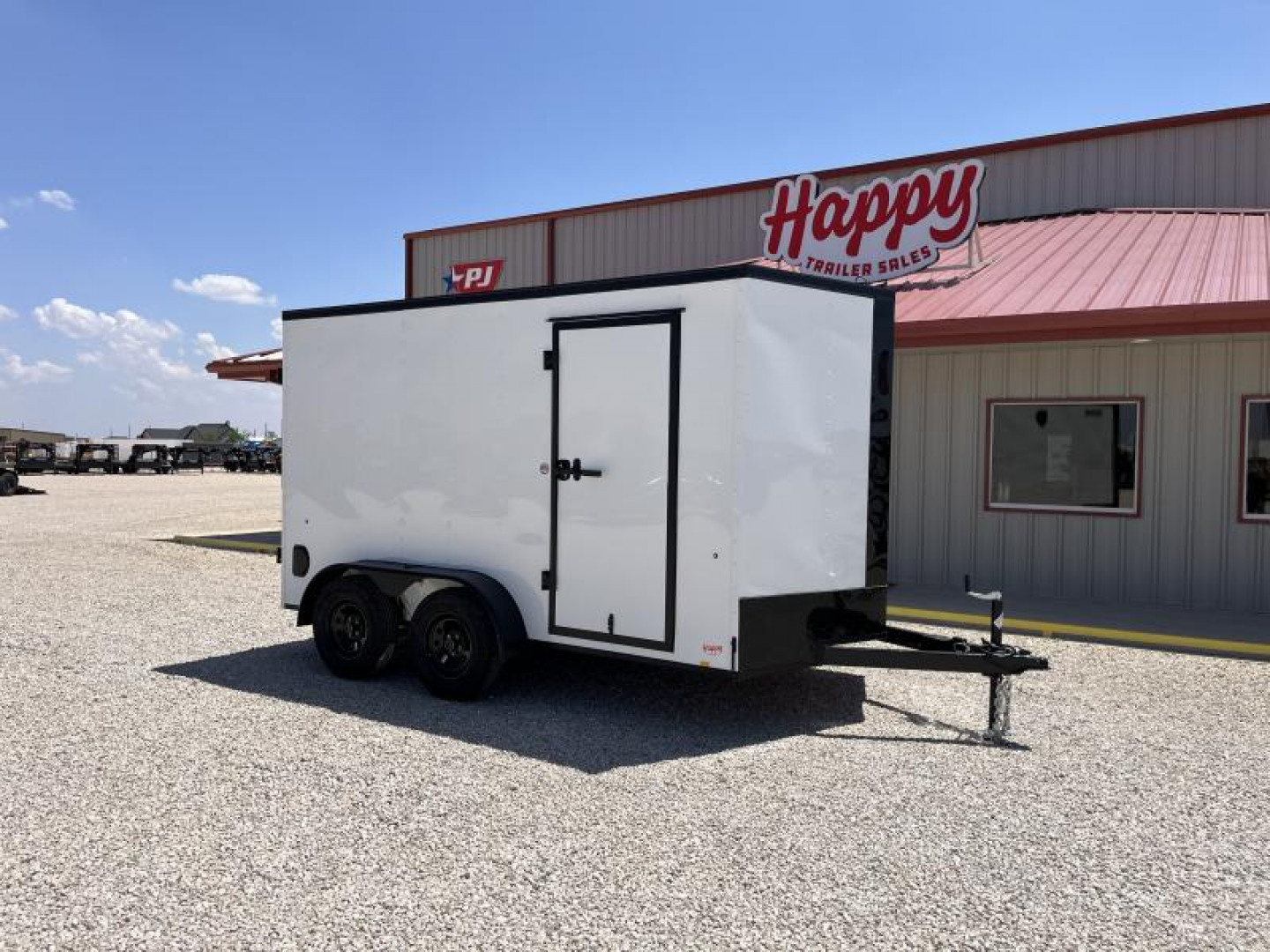 New 2024 Compass 7'x12' Enclosed Cargo Trailer - Indigo DLX