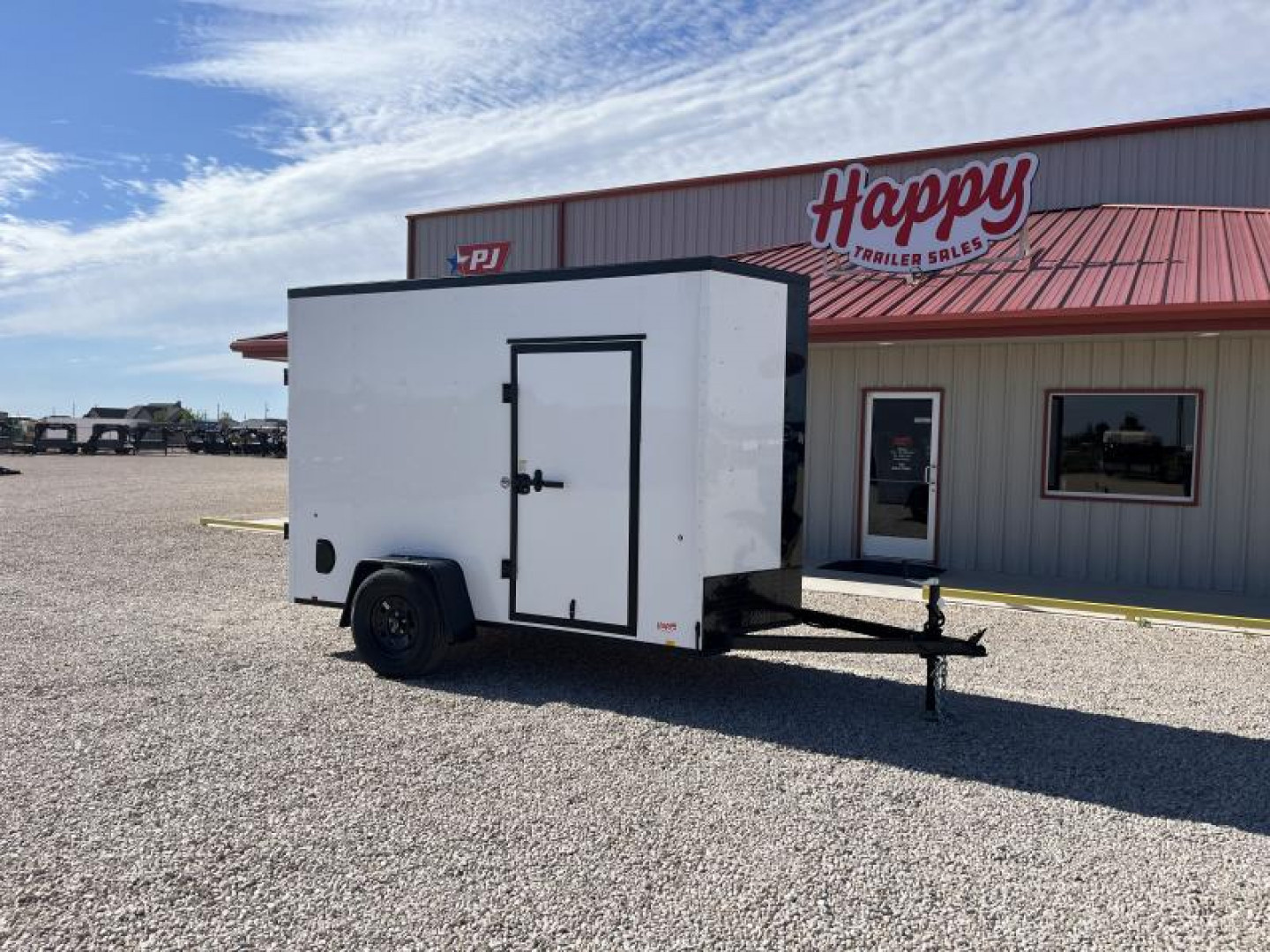 New 2024 Compass 5'x10' Enclosed Cargo Trailer - Indigo DLX