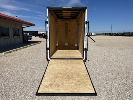 New 2024 Compass 5'x10' Enclosed Cargo Trailer - Indigo DLX