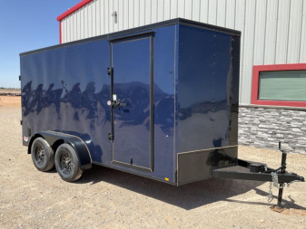 2024 Compass 7'x14' Enclosed Cargo Trailer - Indigo DLX