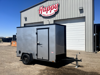 2025 Compass 6'x10' Enclosed Cargo Trailer - Indigo DLX
