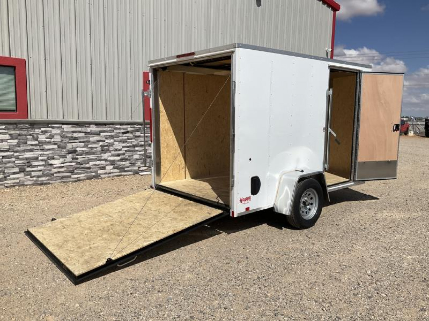 Used *USED* 2025 Compass 6'x10' Enclosed Cargo Trailer - Indigo DLX