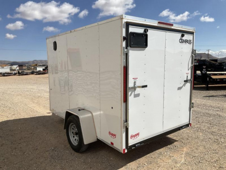 Used *USED* 2025 Compass 6'x10' Enclosed Cargo Trailer - Indigo DLX
