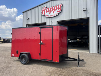 2025 Compass 6'x12' Enclosed Cargo Trailer - Indigo DLX
