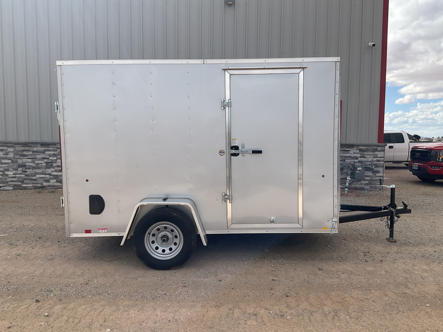 Used 2025 Compass 6'x10' Enclosed Cargo Trailer - Indigo DLX