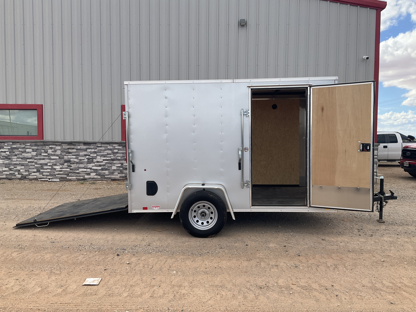 Used 2025 Compass 6'x10' Enclosed Cargo Trailer - Indigo DLX