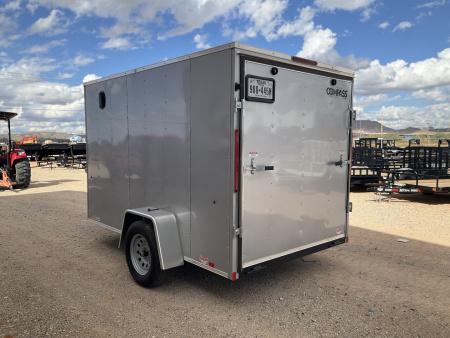 Used 2025 Compass 6'x10' Enclosed Cargo Trailer - Indigo DLX