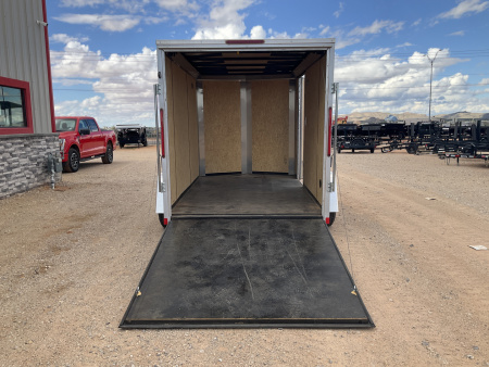 Used 2025 Compass 6'x10' Enclosed Cargo Trailer - Indigo DLX
