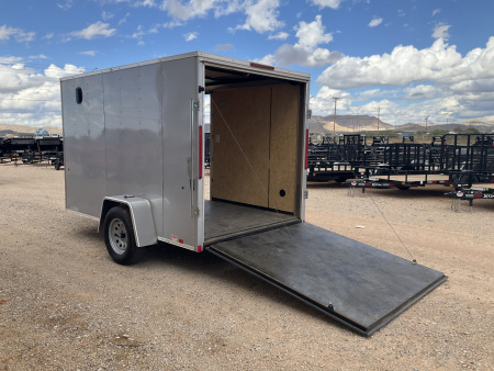 Used 2025 Compass 6'x10' Enclosed Cargo Trailer - Indigo DLX