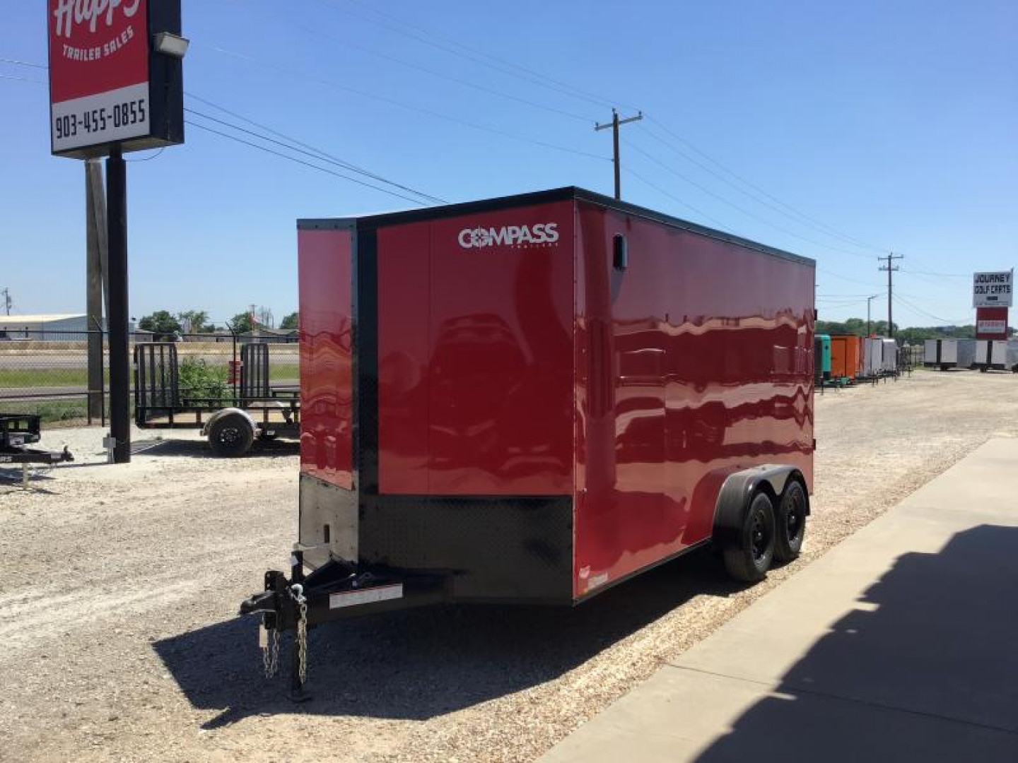 New 2024 Compass 7'x16' Enclosed Cargo Trailer - Jasper