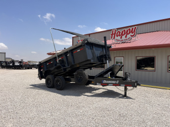 2024 Diamond C 82"x14' BP HD Low Profile Telescopic Dump w/ 32" Sides - LPT207