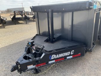New 2024 Diamond C 82"x14' BP HD Low Profile Telescopic Dump w/ 44" Sides - LPT207