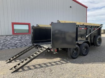 New 2024 Diamond C 82"x14' BP HD Low Profile Telescopic Dump w/ 44" Sides - LPT207