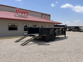 New 2024 Diamond C 82"x14' GN HD Low Profile Telescopic Dump w/ 32" Sides - LPT-GN207