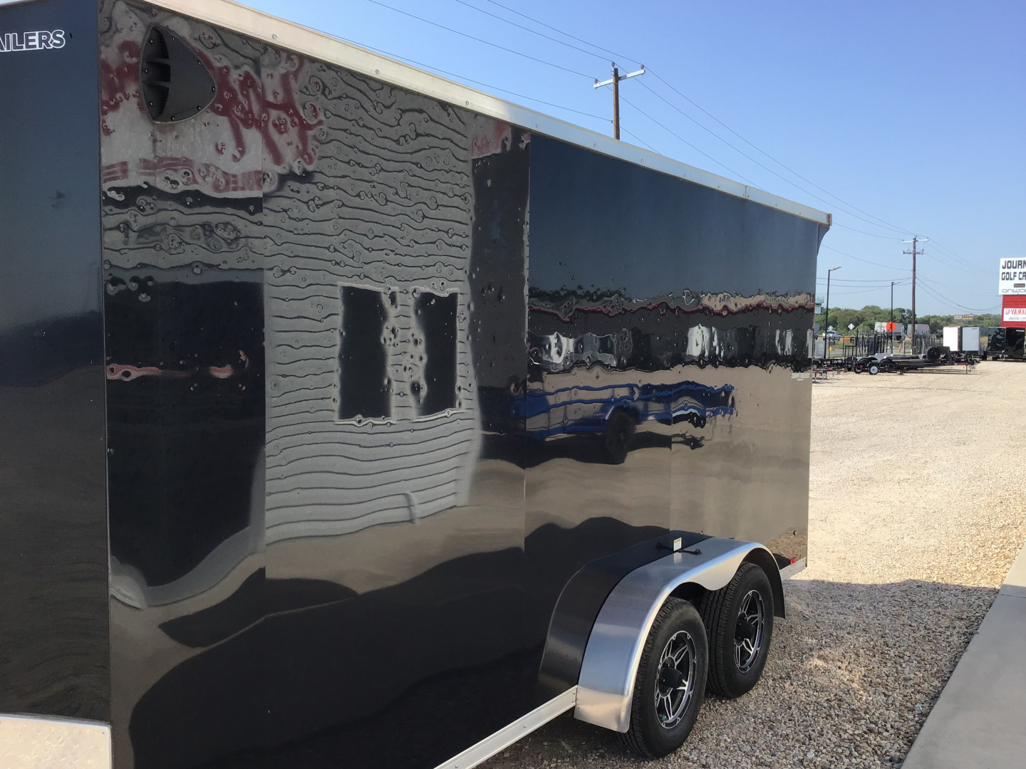 New 2024 RC 7'x16' Flat Top Wedge Trailer- RDLX TA2