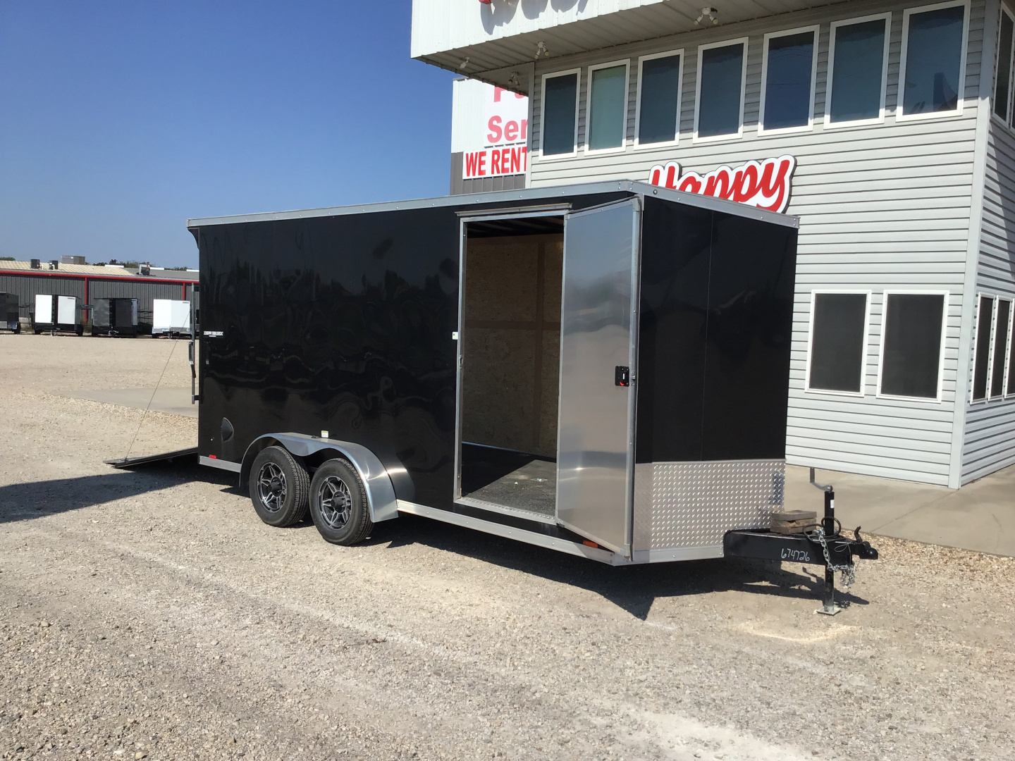 New 2024 RC 7'x16' Flat Top Wedge Trailer- RDLX TA2