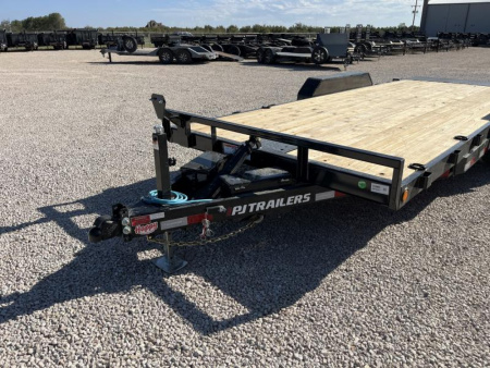 New 2025 PJ 83"x20' BP 5" Channel Hydraulic Quick Tilt - TH