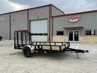 2025 PJ 77"x12' Single Axle Utility Trailer - U7