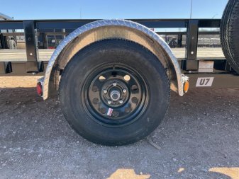 New 2025 PJ 77"x14' Single Axle Utility Trailer - U7