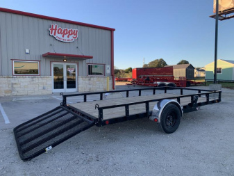 New 2025 PJ 83"x14' Single Axle Utility Trailer - U8