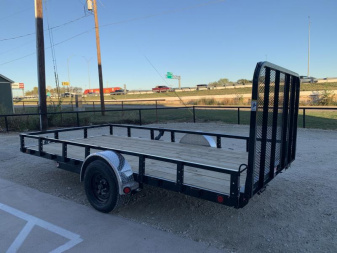 New 2025 PJ 83"x14' Single Axle Utility Trailer - U8