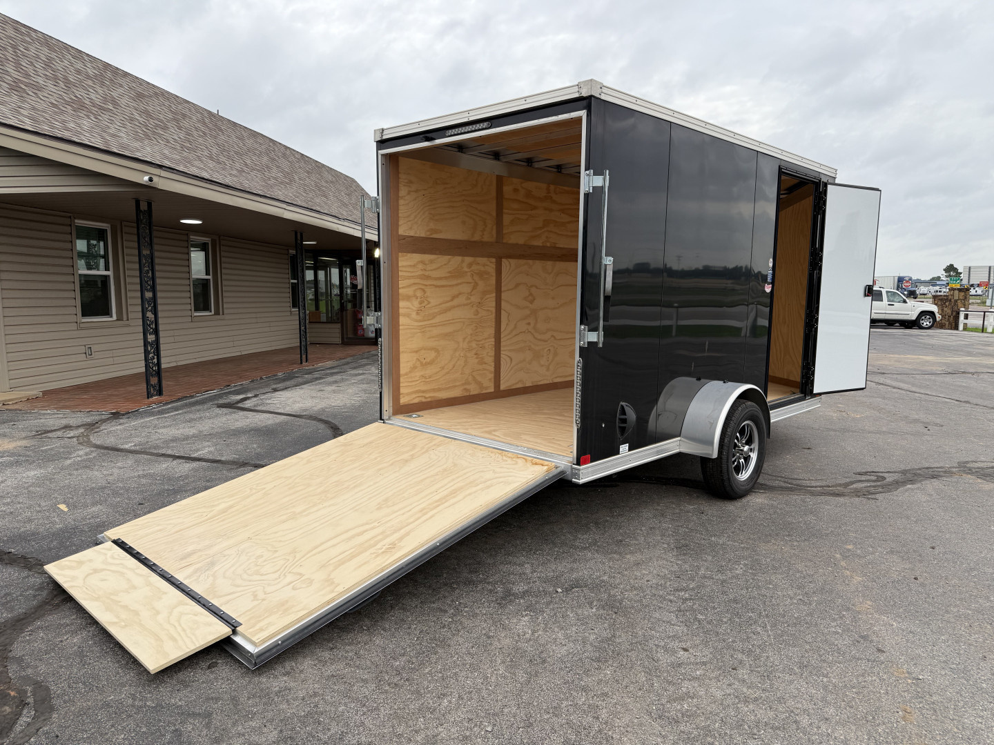 New United Trailers 6'x12' BP Enclosed Cargo Trailer - UAT
