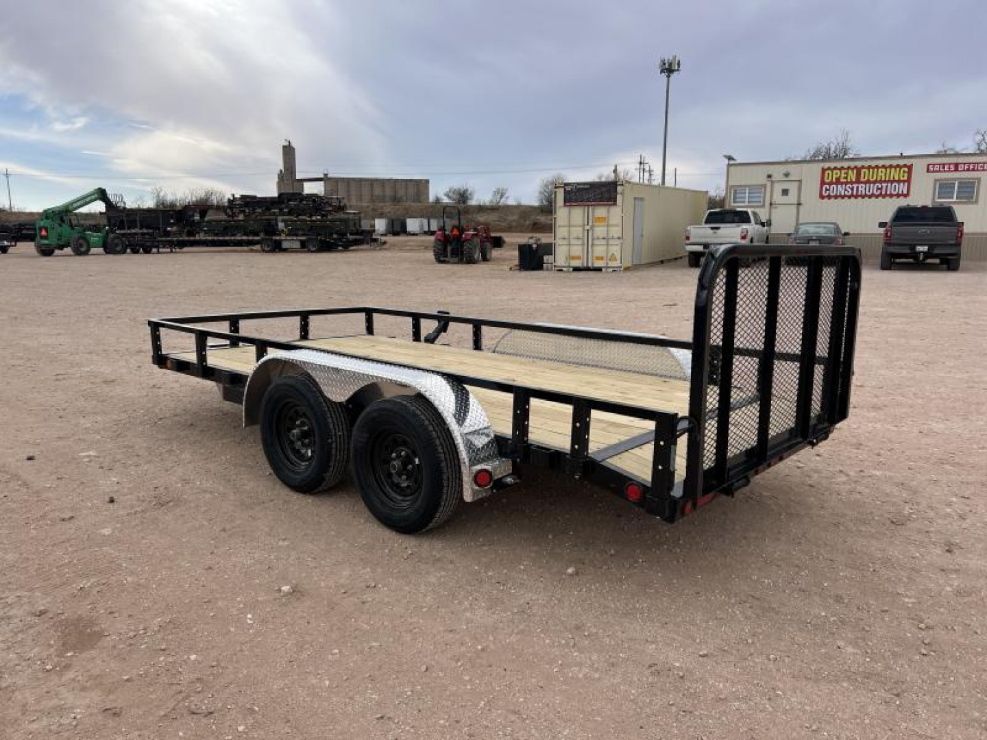 New 2025 PJ 77"x14' Tandem Axle Utility Trailer - UK