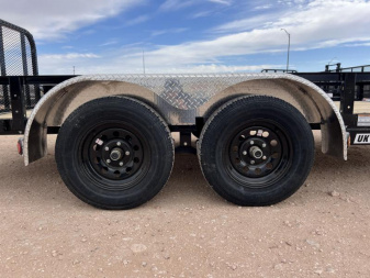 New 2025 PJ 77"x14' Tandem Axle Utility Trailer - UK