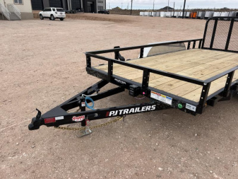 New 2025 PJ 77"x14' Tandem Axle Utility Trailer - UK
