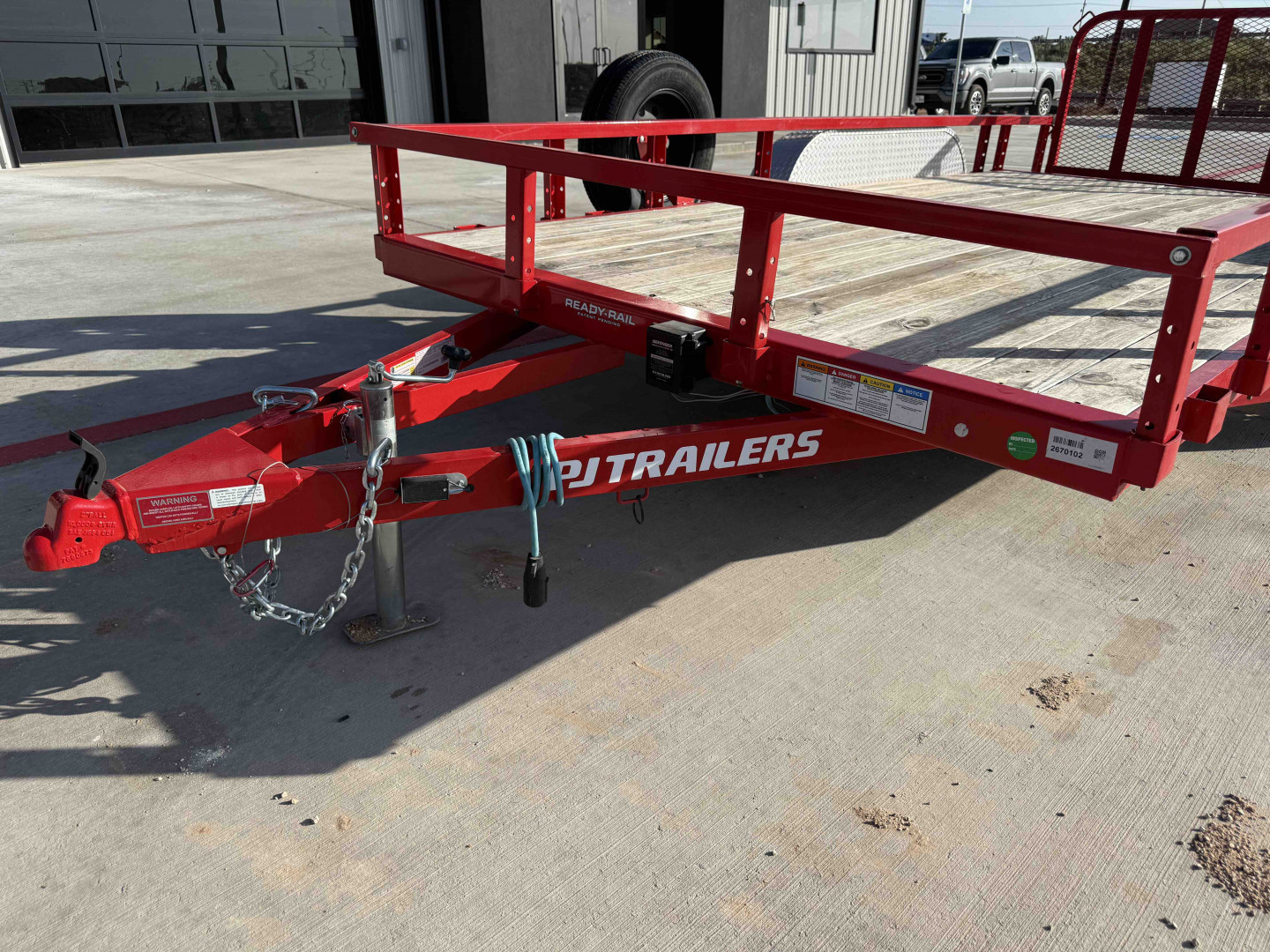 New 2024 PJ 83"x16' Tandem Axle Utility Trailer - UL