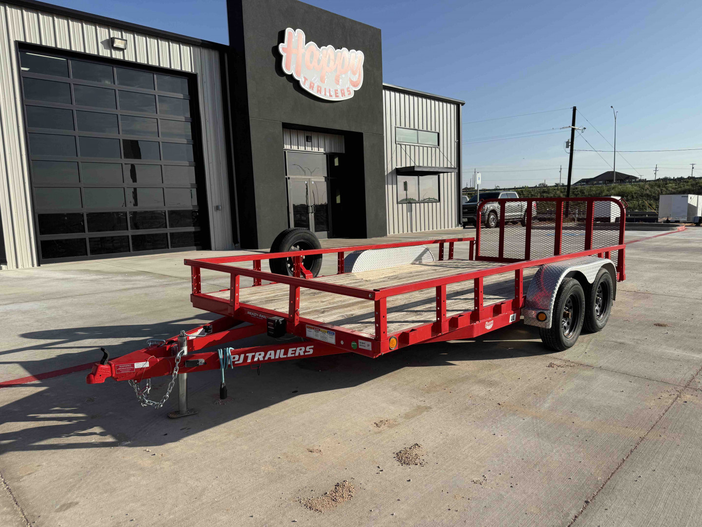 New 2024 PJ 83"x16' Tandem Axle Utility Trailer - UL