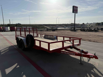 New 2024 PJ 83"x16' Tandem Axle Utility Trailer - UL