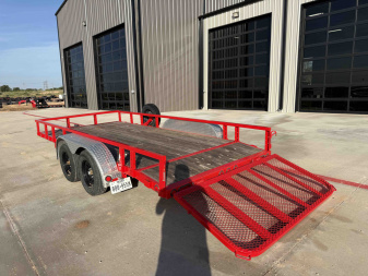 New 2024 PJ 83"x16' Tandem Axle Utility Trailer - UL