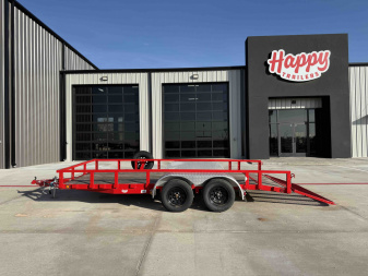2024 PJ 83"x16' Tandem Axle Utility Trailer - UL