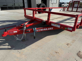 New 2024 PJ 83"x16' Tandem Axle Utility Trailer - UL