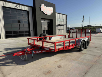 New 2024 PJ 83"x16' Tandem Axle Utility Trailer - UL