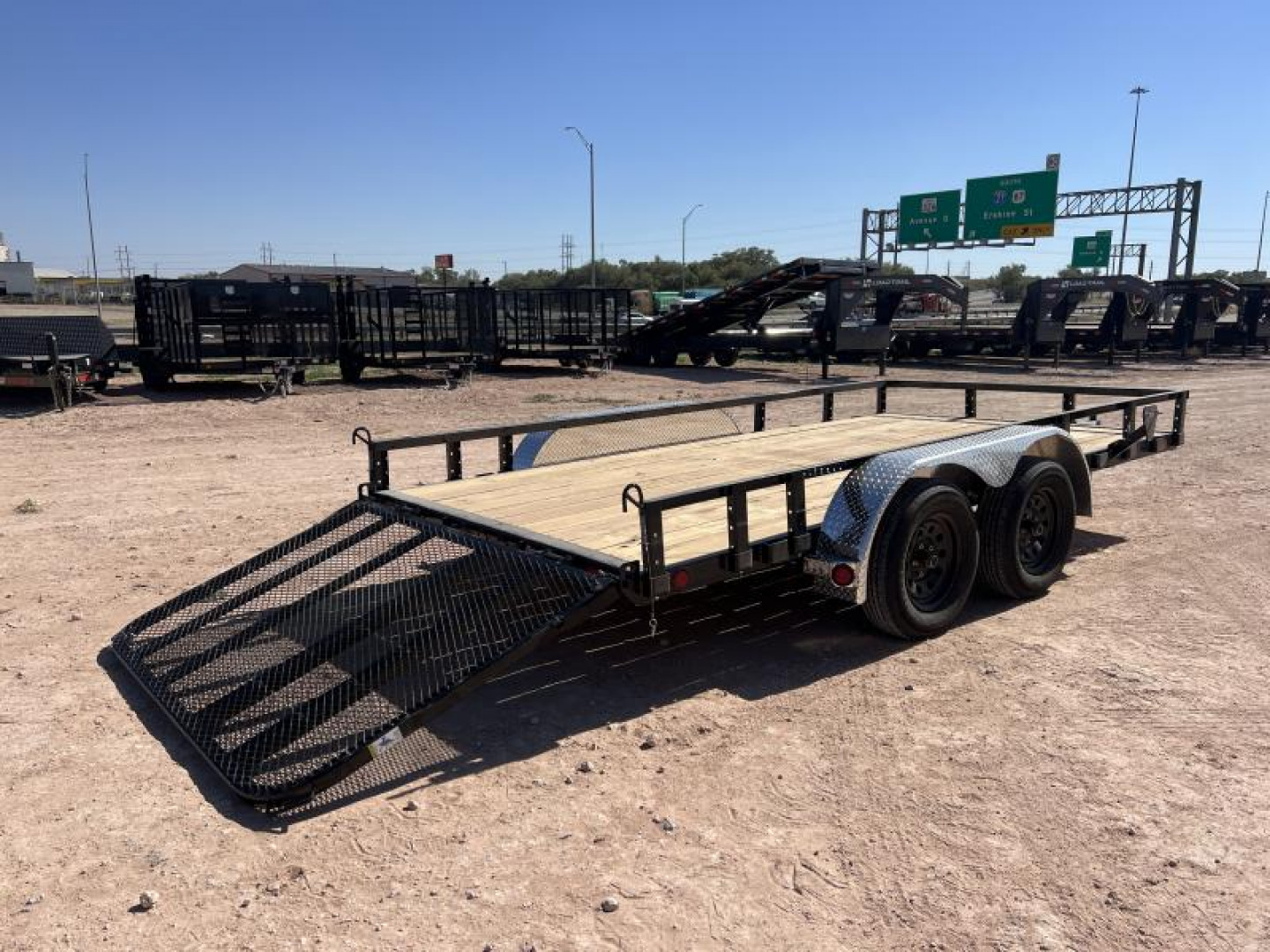 New 2025 PJ 83"x14' Tandem Axle Utility Trailer - UL
