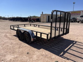 New 2025 PJ 83"x14' Tandem Axle Utility Trailer - UL