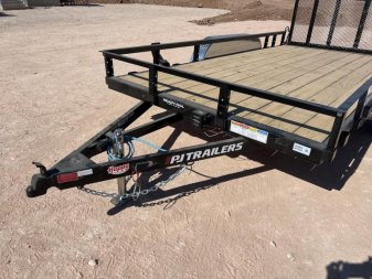 New 2025 PJ 83"x14' Tandem Axle Utility Trailer - UL