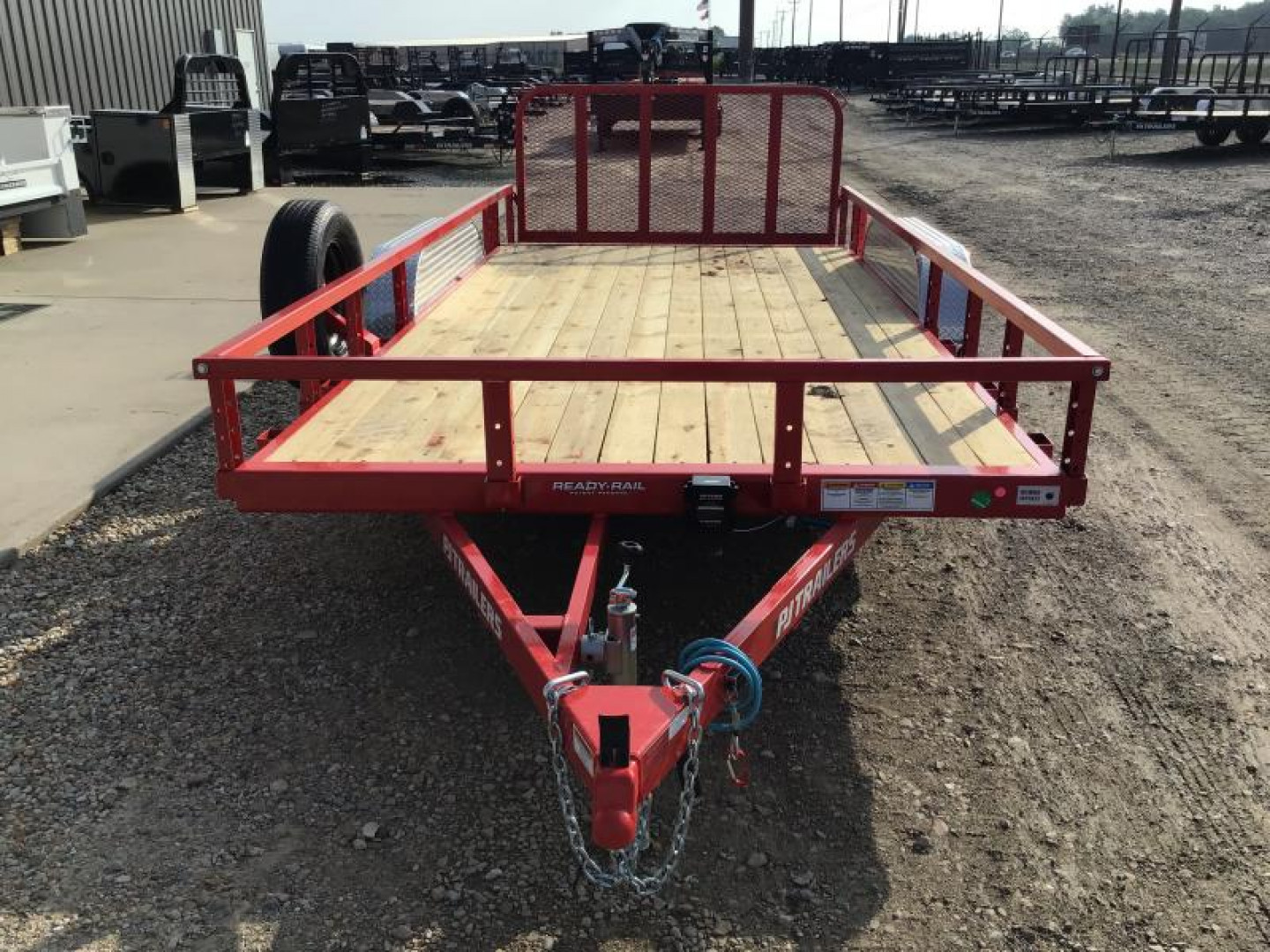 New 2024 PJ 83"x16' Tandem Axle Utility Trailer - UL