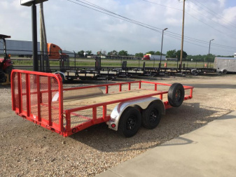 New 2024 PJ 83"x16' Tandem Axle Utility Trailer - UL
