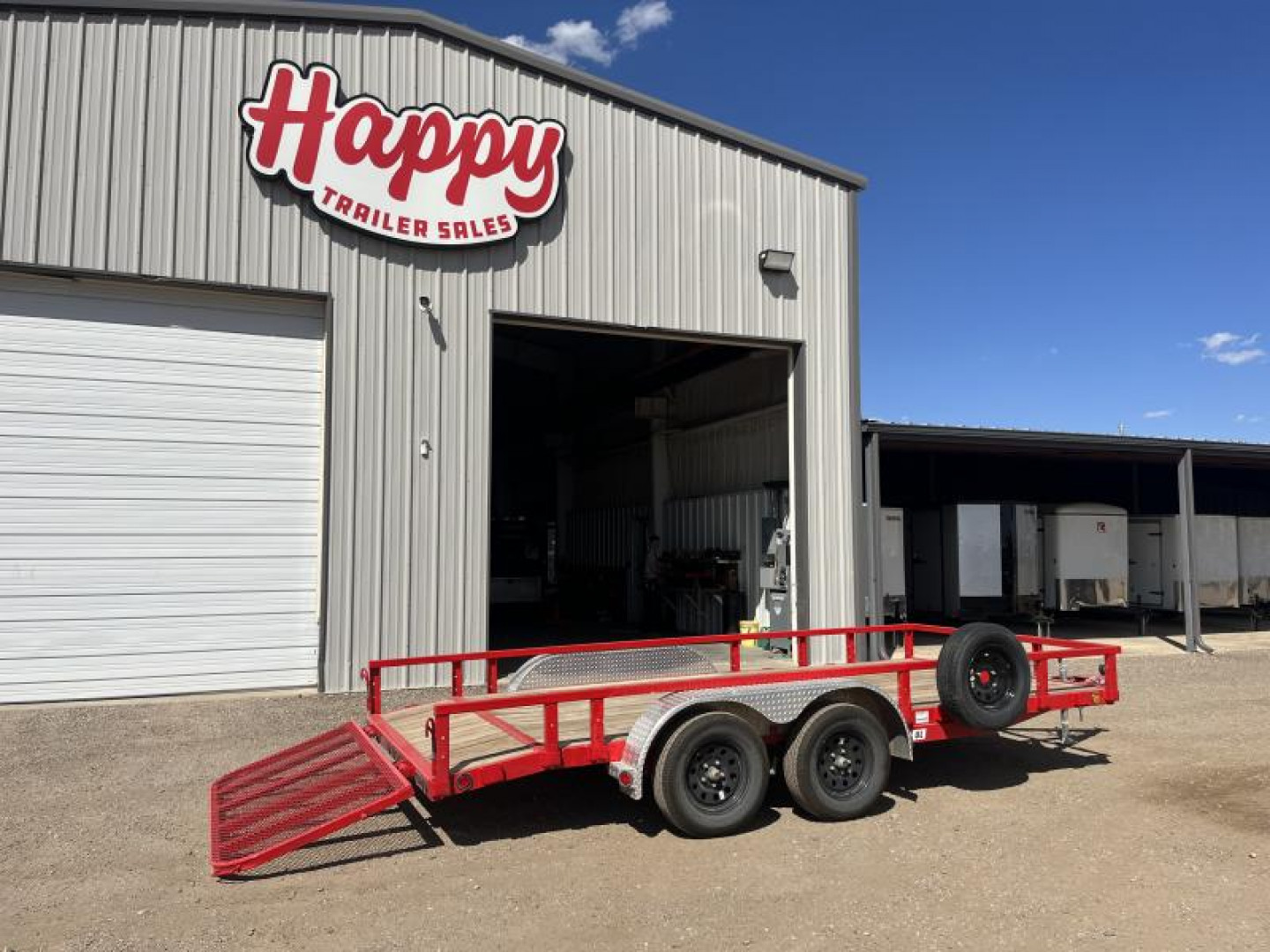 New 2024 PJ 83"x16' Tandem Axle Utility Trailer - UL